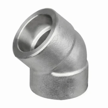 ASME B16.11 Rozmer 45 stupňového kolena so závitom