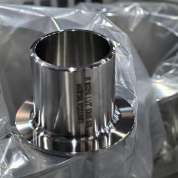 ASME B16.9 Veľkosti koncov čapu spoja